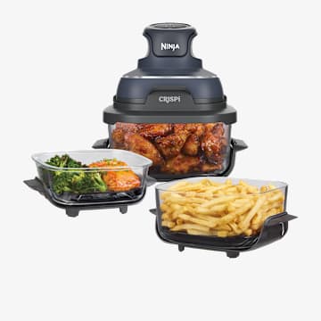 Air Fryer modulaire en verre Ninja CRISPi Cyber Space avec 3 récipients