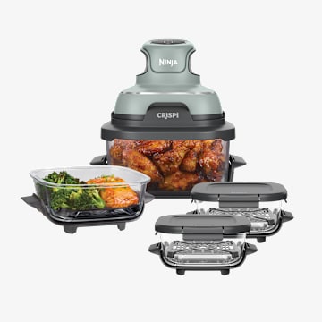 Air Fryer modulaire en verre Ninja CRISPi Sauge avec 4 récipients