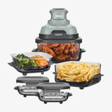 Air Fryer modulaire en verre Ninja CRISPi Sauge avec 5 récipients